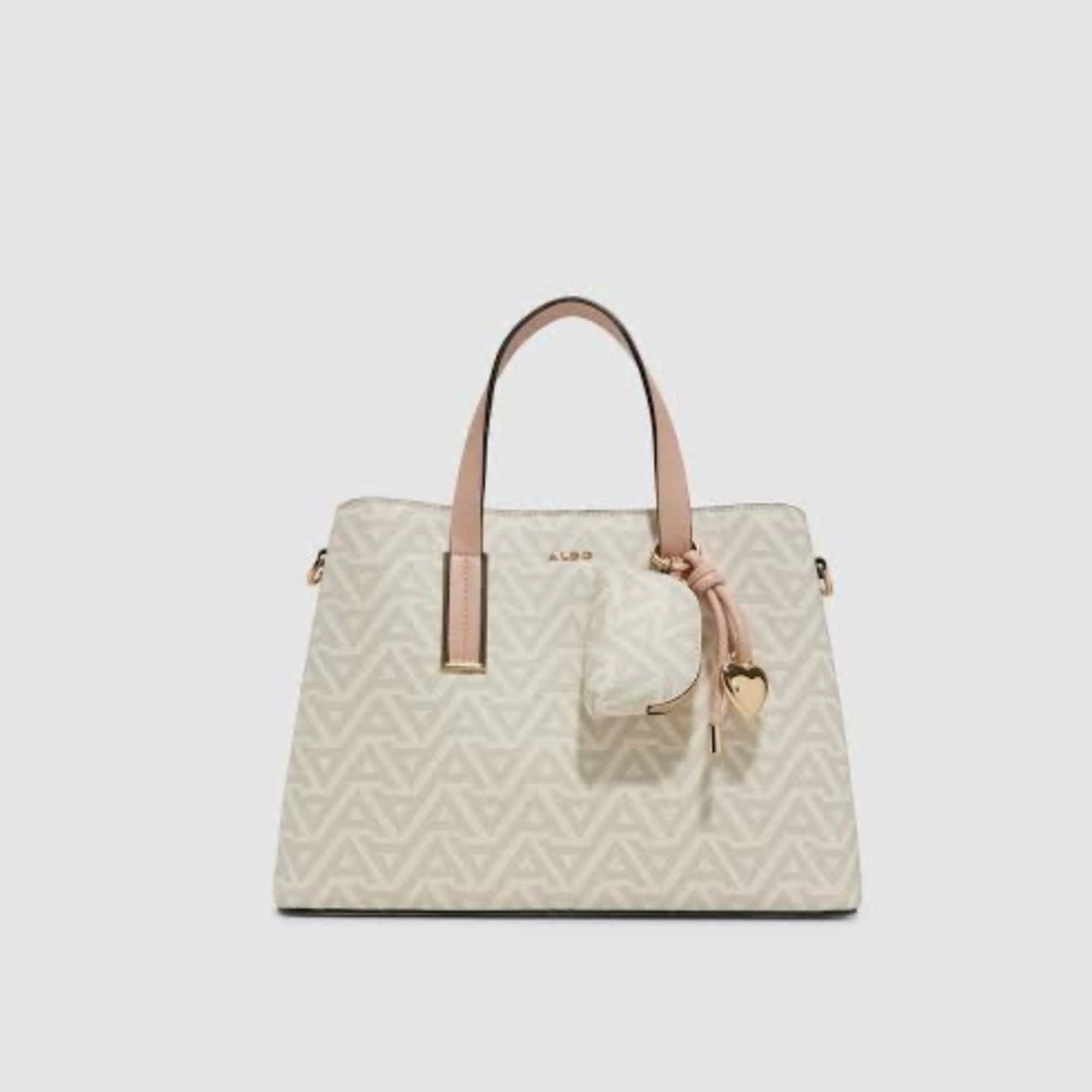 ALDO Beige and Blush Tote Bag